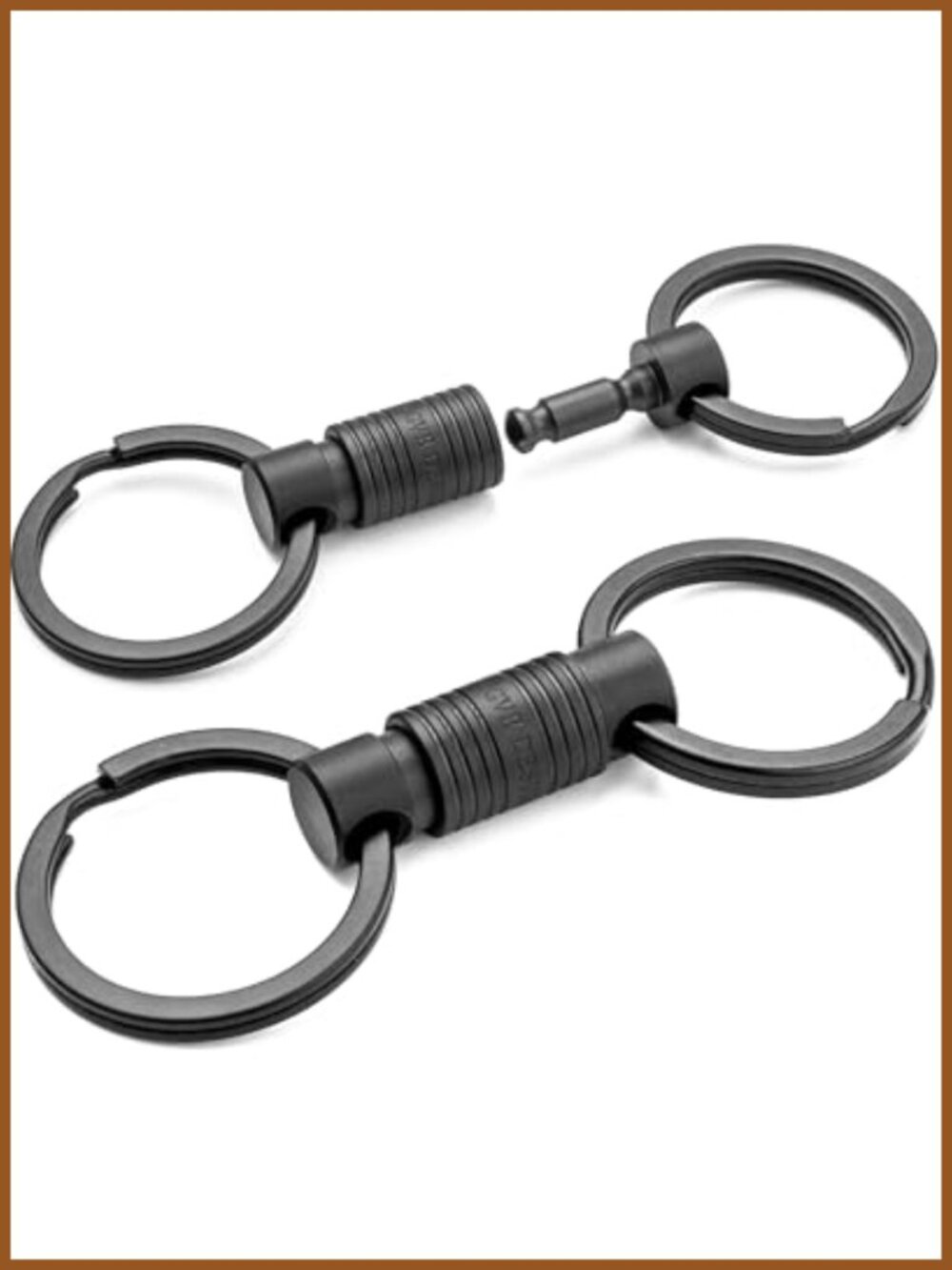 Titanium Quick Release Keychain Detachable Pull Apart Key Chain EDC